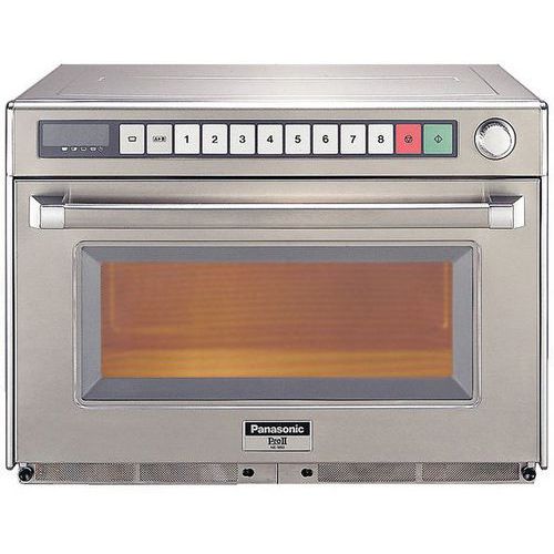 Panasonic Stainless Steel Microwave Oven - 44L - 3200w - 16 Programs Panasonic Stainless Steel Microwave Oven - 44L - 3200w - 16 Programs