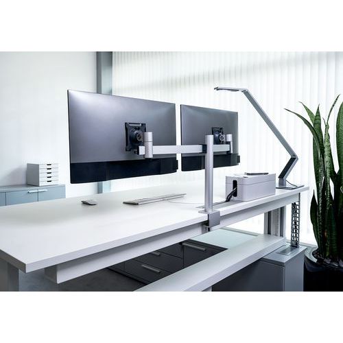 Dual-screen monitor support arm - Durable - Manutan.co.uk