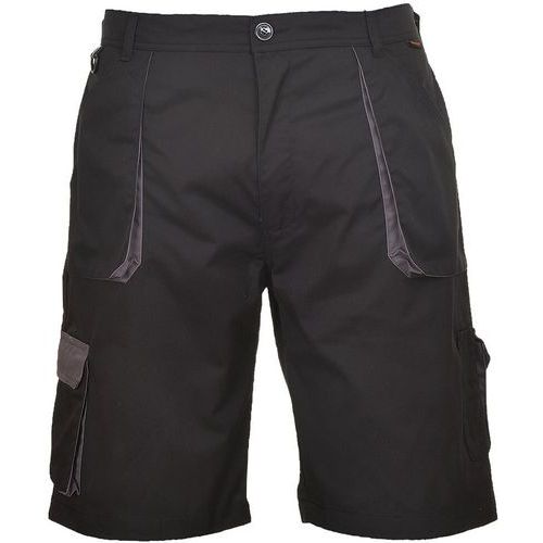 Black Contrast Tough Work Shorts - XS-XXXL - Texo Portwest UK