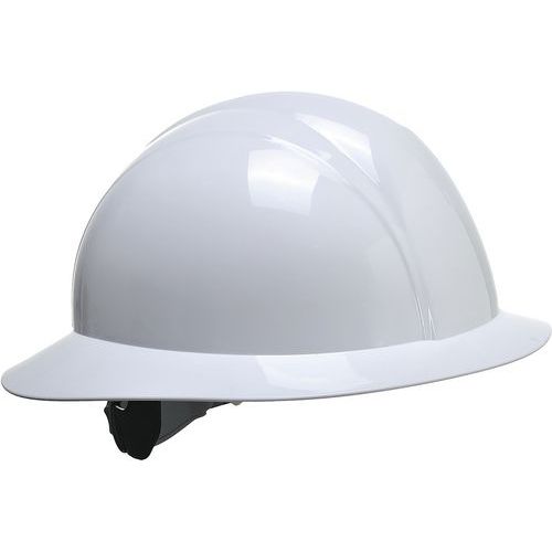 White Wide Full Brim PP Safety Helmet/Hard Hats - Portwest UK White Wide Full Brim PP Safety Helmet/Hard Hats - Portwest UK