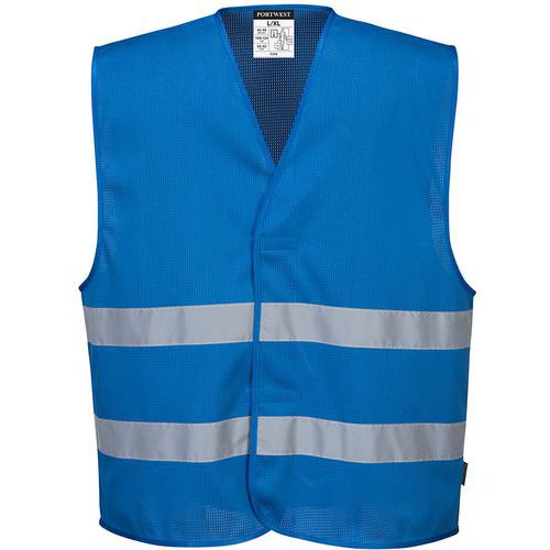 Royal Blue Mesh Air Hi-Vis Vests - Unisex - M-XXXL - Portwest UK Royal Blue Mesh Air Hi-Vis Vests - Unisex - M-XXXL - Portwest UK