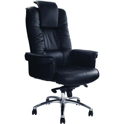 Wheaton Leather Executive Chair, Leather Computer Chairs Uk