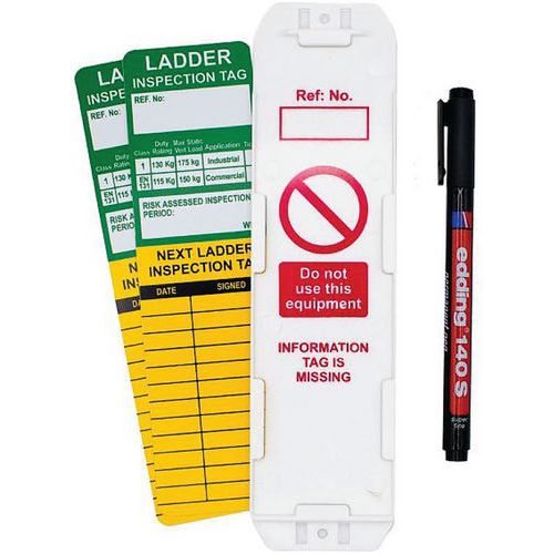 Ladder Inspection Tags - Full Inspection Kit - Scan Ladder Inspection Tags - Full Inspection Kit - Scan