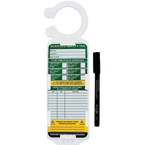Scaffold Safety Tags - Full Setup/Inspection Kit - Scan - Safety Scaffold Safety Tags - Full Setup/Inspection Kit - Scan - Safety