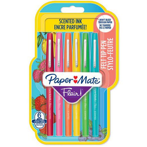Paper Mate Flair Scented assorted scented felt tips - Paper Mate