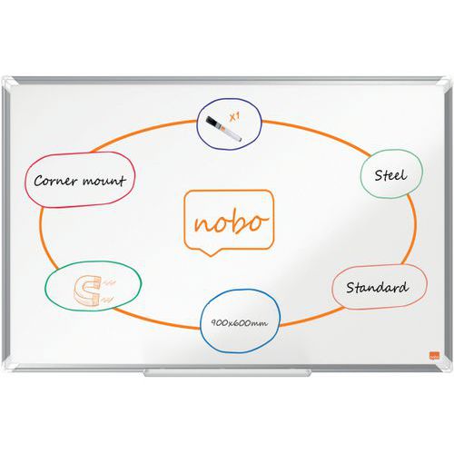 Nano Clean coated steel whiteboard - Premium Plus - Nobo
