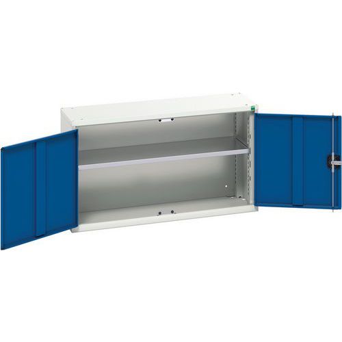 Wall mounted metal shop cabinet