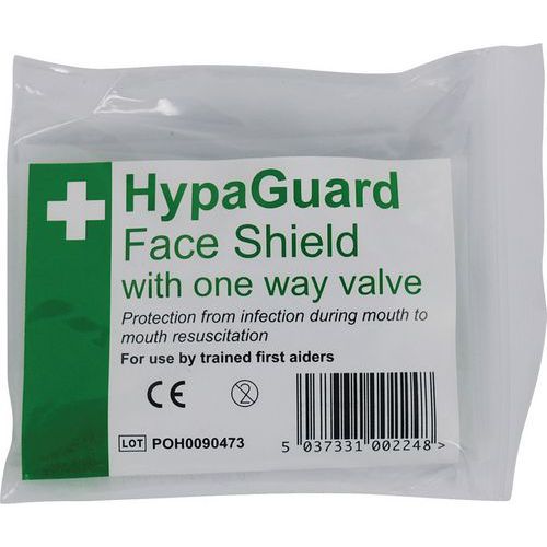 Hygienic Resuscitation Face Shield - Safety First Aid HypaGuard Hygienic Resuscitation Face Shield - Safety First Aid HypaGuard