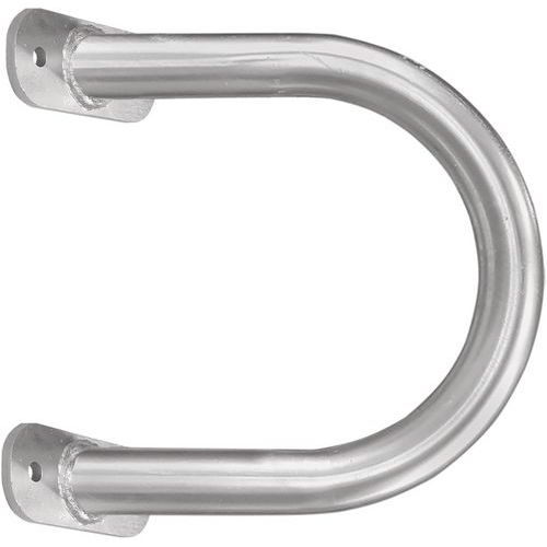 Silver Wall Mounted Safety Barrier/Guard - Outdoor Rail - BLACK BULL